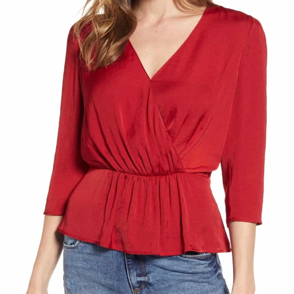 1.State Peplum Blouse- NWT